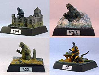【中古】【非常に良い】食玩 ゴジラ名鑑 全4種セット(ゴジラ、キングコング対ゴジラ、モスラ対ゴジラ、ゴジラvsデストロイヤ) i8my1cf|IINEX