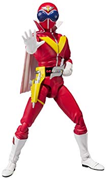 【中古】【非常に良い】S.H.フィギュアーツ 秘密戦隊ゴレンジャー アカレンジャー 約150mm PVC&ABS製 塗装済み可動フィギュア d2ldlup|IINEX