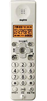 【中古】SANYO 増設子機 デジタルコードレス 留守番電話機 TEL-DJ2、DJW2用 TEL-SDJ2(W) 6g7v4d0｜IINEX