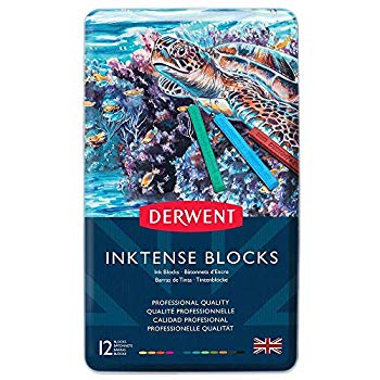 【中古】【非常に良い】ダーウェント 水彩 インクテンスブロック メタルケース入り 12色セット 2300442 g6bh9ry｜IINEX