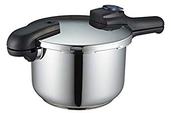 【中古】パール金属 圧力鍋 5.5L IH対応 3層底 切り替え式 レシピ付 クイックエコ H-5042 フラストレーション・フリー・パッケージ 発送 tf8su2k|IINEX