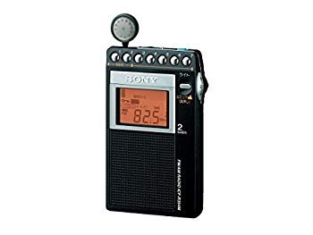 【中古】【非常に良い】ソニー SONY PLLシンセサイザーラジオ FM/AM/ワイドFM対応 片耳巻取り 名刺サイズ ICF-R354M w17b8b5｜IINEX