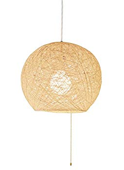 【中古】【非常に良い】Kishima キシマ アバカ ペンダントライト 丸型 1灯 ナチュラル GEM-844P GEM-844P w17b8b5|IINEX