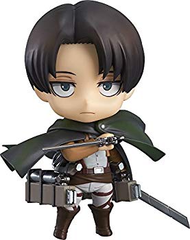 【中古】【非常に良い】ねんどろいど 進撃の巨人 リヴァイ ノンスケール ABS&PVC製 塗装済み可動フィギュア 再販分 n5ksbvb|IINEX