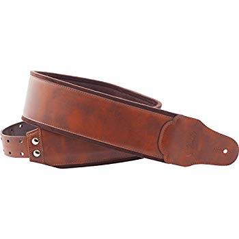 【中古】RightOn! STRAPS ギターストラップ 幅 8cm、長さ 98~153cm B-CHARM ブラウン n5ksbvb|IINEX