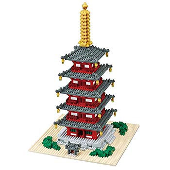 【中古】ナノブロック 五重塔 デラックスエディション NB-031 dwos6rj|IINEX