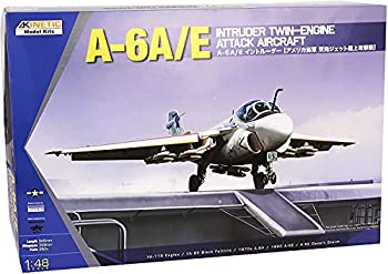 【中古】【非常に良い】キネティック 1/48 アメリカ海軍 グラマン A-6A/E イントルーダー 双発ジェット 艦上攻撃機 プラモデル KNE48034｜IINEX