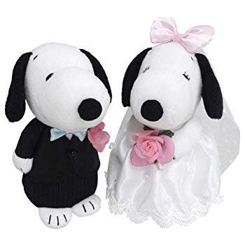 【中古】SNOOPY(スヌーピー) スヌーピー&ベル ウェディング 洋風 ぬいぐるみ 182074 w17b8b5|IINEX