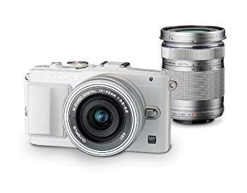 【中古】OLYMPUS ミラーレス一眼 PEN Lite E-PL6 EZダブルズームキット ホワイト E-PL6 EZ DZKIT WHT 9jupf8b|IINEX