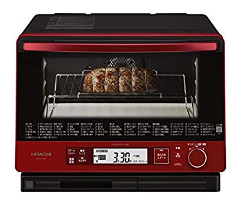 【中古】【非常に良い】日立 スチームオーブンレンジ MRO-TW1 R 30L 熱風2段オーブン 過熱水蒸気 Wスキャン調理 ワイド&フラット庫内 外して丸洗いテーブルプレート メ n5ksbvb｜IINEX