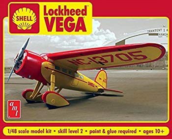【中古】プラッツ AMT950 1/48 シェルオイル ロッキード・ベガ 2zzhgl6｜IINEX