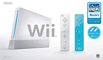【中古】【非常に良い】Wii本体 (シロ) Wiiリモコンプラス2個、Wiiスポーツリゾート同梱【メーカー生産終了】 g6bh9ry|IINEX