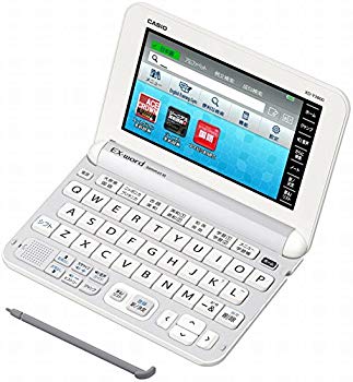 【中古】【非常に良い】カシオ 電子辞書 エクスワード 中学生モデル XD-Y3800WE ホワイト コンテンツ160 ggw725x｜IINEX