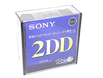 【中古】【非常に良い】ソニー(SONY) 2DD アンフォーマット 3.5型 フロッピーディスク 10枚 プラスチックケース入 rdzdsi3｜IINEX