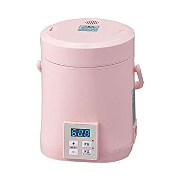 【中古】AL COLLE(アルコレ) ミニライスクッカー(ミニ炊飯器)タイマー付き ピンク ARCT104P w17b8b5｜IINEX