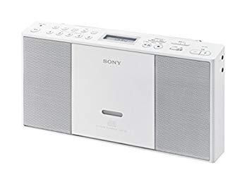 【中古】【非常に良い】ソニー SONY CDラジオ ZS-E30 : FM/AM/ワイドFM対応 ホワイト ZS-E30 W ggw725x｜IINEX
