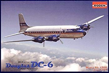 【中古】ローデン 1/144 米ダグラスDC-6四発旅客機1950年代 プラモデル 9jupf8b｜IINEX