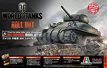 【中古】イタレリ プラッツ 1/35 WORLD OF TANKS アメリカ 中戦車 M4 シャーマン プラスチックモデルキット WOT39503 ggw725x|IINEX
