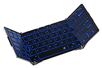【中古】【非常に良い】スリーイー Bluetoothキーボード バックライト搭載 3つ折りタイプ 英語配列 78キー(ブラック)3E Bluetooth Keyboard【Dual】 ケース付属 3E-BK mxn26g8|IINEX