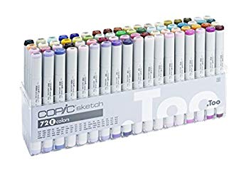 【中古】【非常に良い】Too コピック スケッチ 72色 Eセット tf8su2k｜IINEX