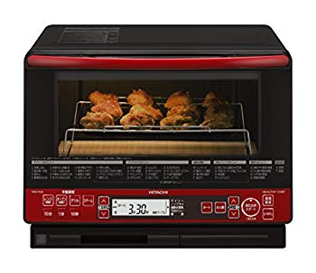 【中古】【非常に良い】日立 スチームオーブンレンジ ヘルシーシェフ 31L レッド MRO-RS8 R w17b8b5|IINEX