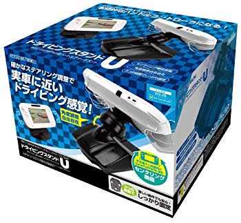【中古】【非常に良い】WiiU GamePad用ハンドルアタッチメント『ドライビングスタンドU』 9jupf8b｜IINEX
