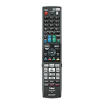【中古】【非常に良い】シャープ ブルーレイディスクレコーダー用リモコン RRMCGB066WJPA(0046380255)|IINEX