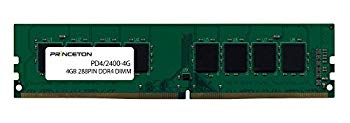 【中古】【非常に良い】プリンストン DOS/V デスクトップPC用メモリ 4GB PC4-19200(DDR4-2400) CL=17 288PIN DIMM PDD4/2400-4G dwos6rj|IINEX