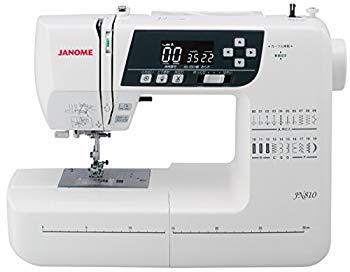 【中古】【非常に良い】ジャノメ(JANOME) コンピュータ ミシン ワイドテーブル・説明DVD付き JN810 d2ldlup|IINEX