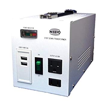 【中古】【非常に良い】日章工業 ダウントランス ホワイト 800W SPXシリーズ USB付 800W SPX-800U mxn26g8|IINEX