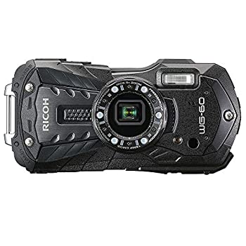 【中古】【非常に良い】RICOH WG-60 ブラック 本格防水デジタルカメラ 14メートル防水 耐衝撃 防塵 耐寒 1600万画素 水中専用マーメードモード搭載 仕事に使える「CALS|IINEX