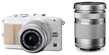 【中古】【非常に良い】OLYMPUS ミラーレス一眼 PEN Lite E-PL5 ダブルズームキット ホワイト E-PL5 DZKIT WHT|IINEX