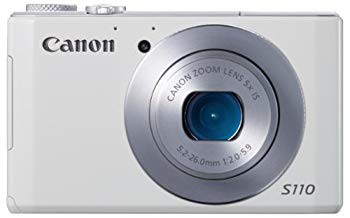 【中古】【非常に良い】Canon デジタルカメラ PowerShot S110 約1210万画素 F2.0 光学5倍ズーム ホワイト PSS110(WH) i8my1cf｜IINEX