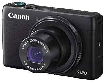 【中古】【非常に良い】Canon デジタルカメラ PowerShot S120(ブラック) F値1.8 広角24mm 光学5倍ズーム PSS120(BK) rdzdsi3|IINEX