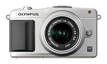 【中古】【非常に良い】OLYMPUS ミラーレス一眼 PEN mini E-PM2 レンズキット シルバー E-PM2 LKIT SLV i8my1cf｜IINEX