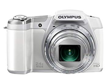【中古】OLYMPUS デジタルカメラ STYLUS SZ-16 1600万画素CMOS 光学24倍ズーム 広角25mm ホワイト SZ-16 WHT khxv5rg｜IINEX