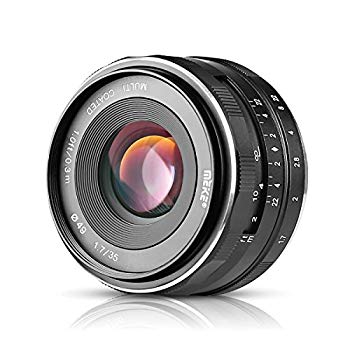【中古】【非常に良い】Meike MK-E-35-1.7 35mm F1.7 大口径 マニュアルフォーカス 単焦点 APS-C Sony Eマウント デジタル ミラーレスカメラ用 NEX 3 NEX 3N NEX 5 NEX ggw725x|IINEX