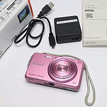 【中古】【非常に良い】SONY デジタルカメラ Cyber-shot WX220 光学10倍 ピンク DSC-WX220-P 9jupf8b｜IINEX