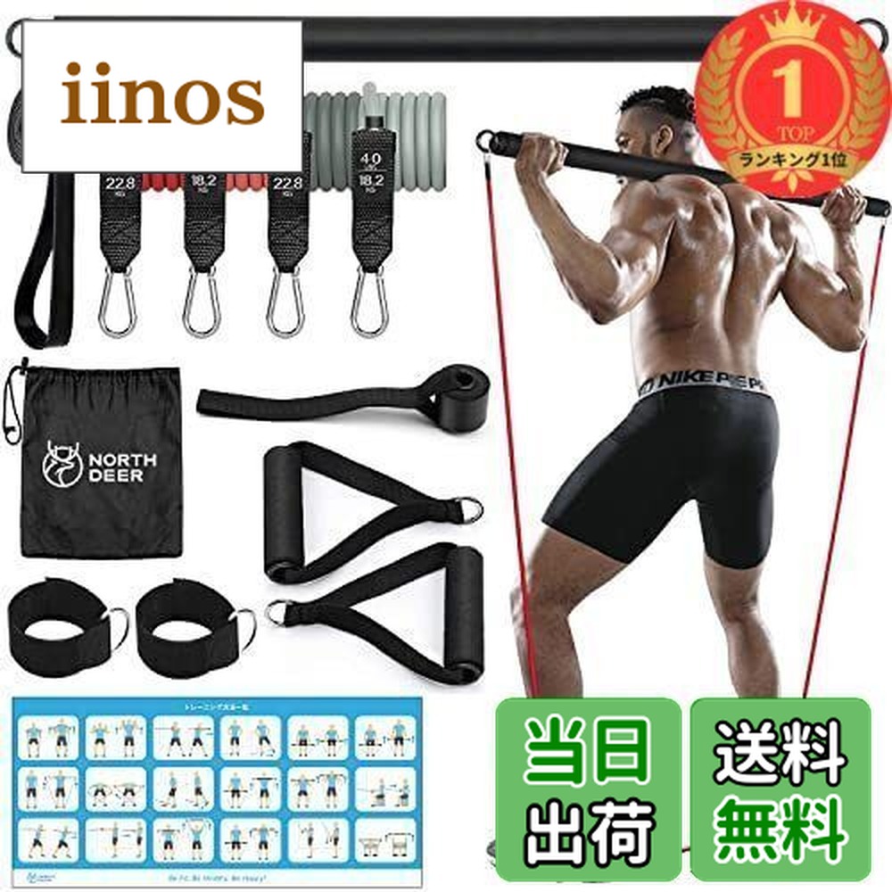 楽天市場】ラスト1点【40%OFF】トレーニングチューブ チューブ3本+バー