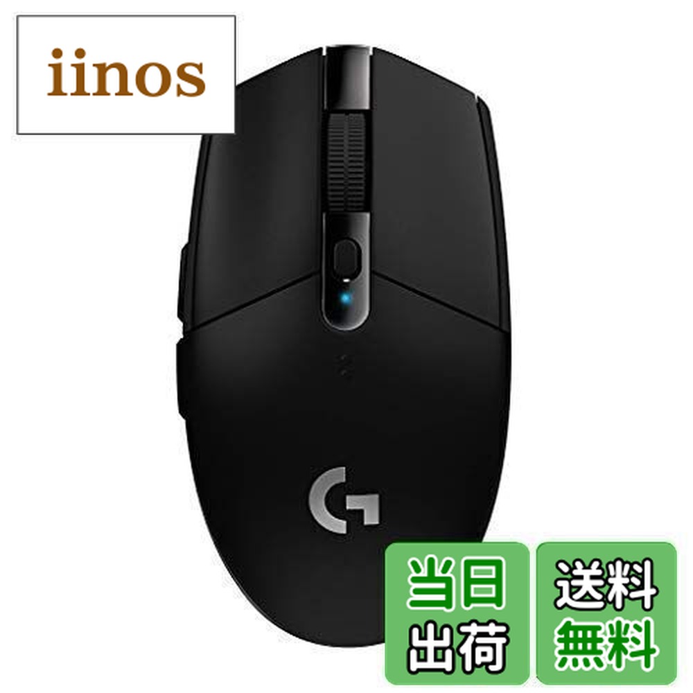 【送料無料】Logicool G ゲーミングマウス G304 LIGHTSPEED ワイヤレス マウス 軽量 99g HERO センサー 6個プログラムボタン 250時間連続使用可能 ブラック PC windows mac 国内正規品 【 ファイナルファンタジーXIV 推奨周辺機器 】画像