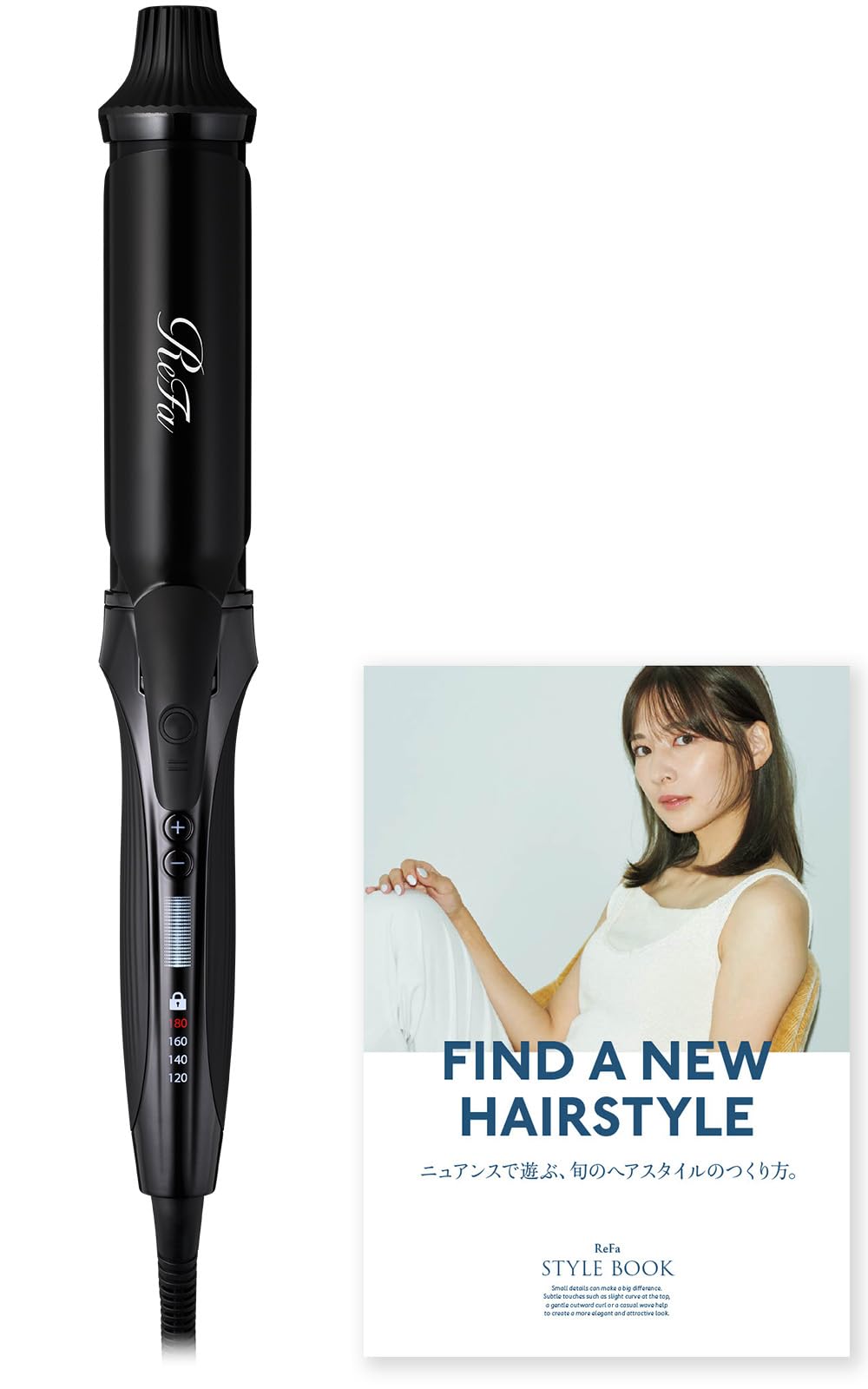 楽天市場】リファカールアイロン プロ 38mm ブラック Φ38 RE-AV-03A 黒