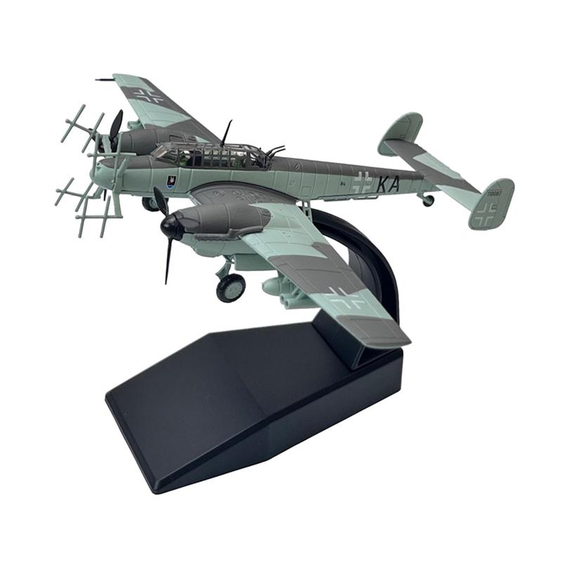BF110戦闘機モデル 1:100スケール カフェや本棚などに最適