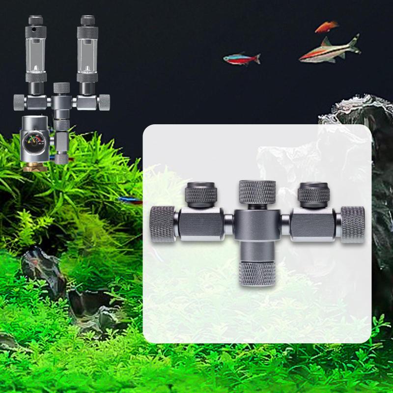 水槽用CO2スプリッター 1-2 グラスタンク用機器アクセサリー CO2ディストリビューター