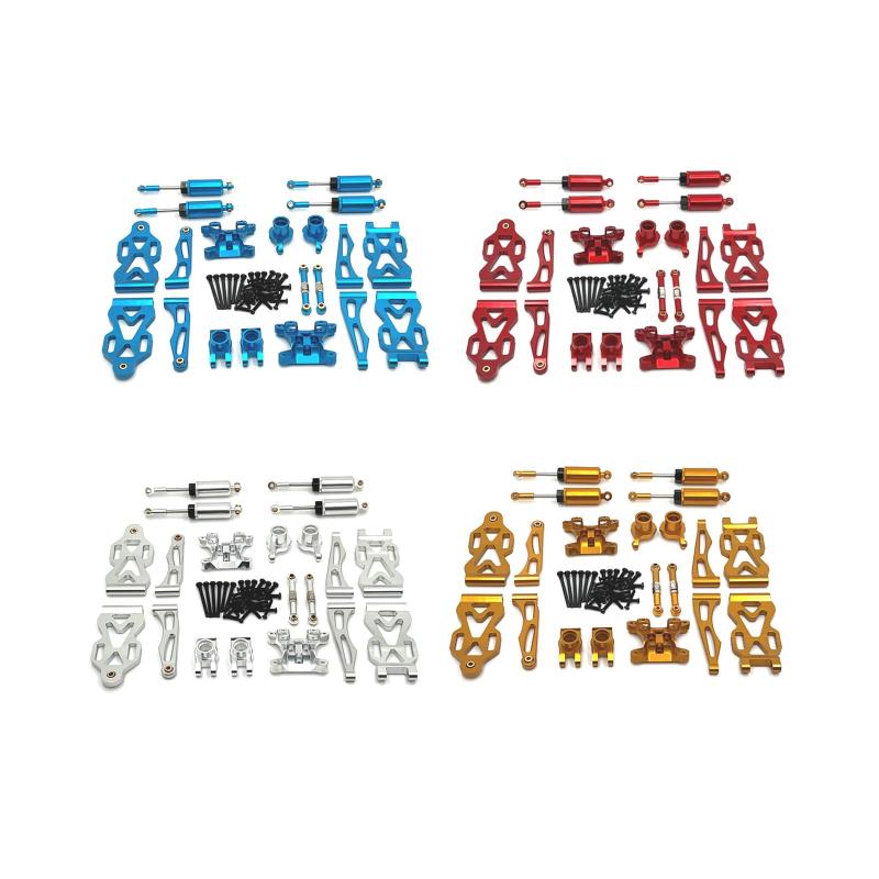 1/16 RCカーアップグレード金属パーツRCカーアクセサリー頑丈なスペアアクセサリーキットQ130A C8805 DIYアクセサリーRCホビーカー用