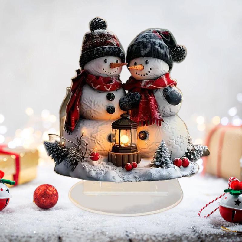 楽天市場】クリスマス 装飾 LEDファブリックスノーマンフレンズ