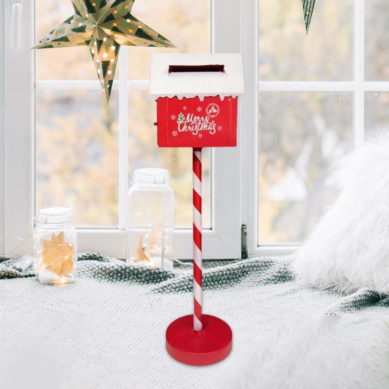 クリスマスのメールボックス像工芸品リビングルームのクリスマスデコレーション