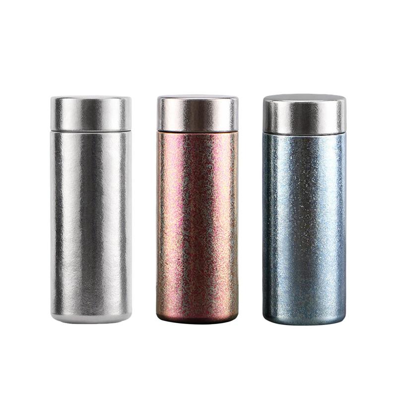チタンウォーターカップ チタンドリンクカップ アウトドア チタンサーマルカップ ティーカップ ホット&コールド アウトドア ボーイフレンド ジム オフィス パパ