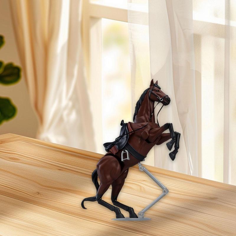 馬の模型 動物フィギュア コレクション用 おもちゃ 彫刻品 知育アイテム ミニチュア風景 DIYセット