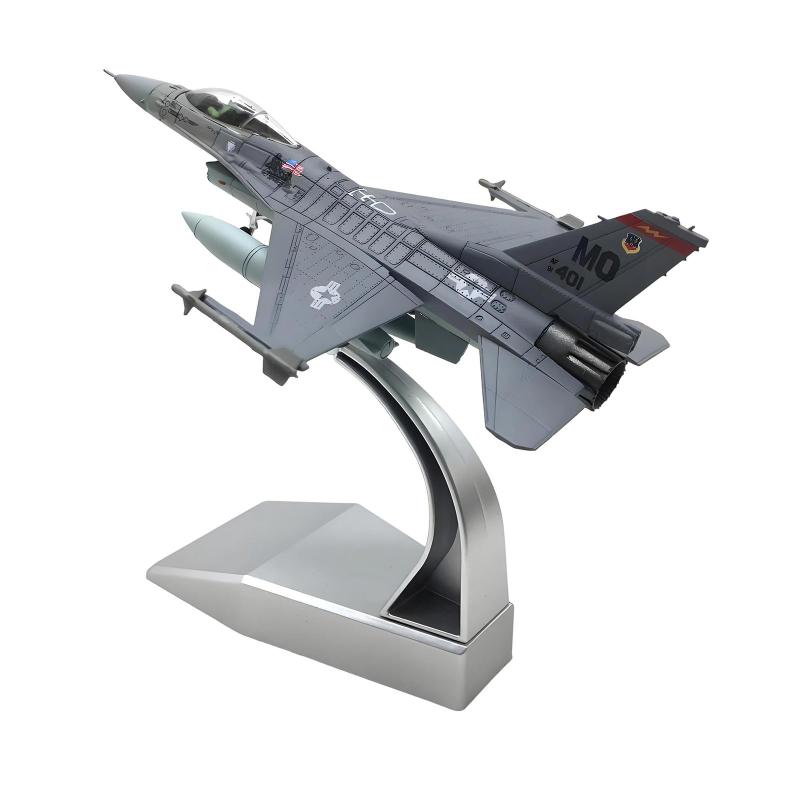 1:100スケール F16C 戦闘機 模型飛行機 ディスプレイ モデル飛行 航空 コレクターギフト ショーウィンドウ ホームテーブル用スタンド付き 5,261円