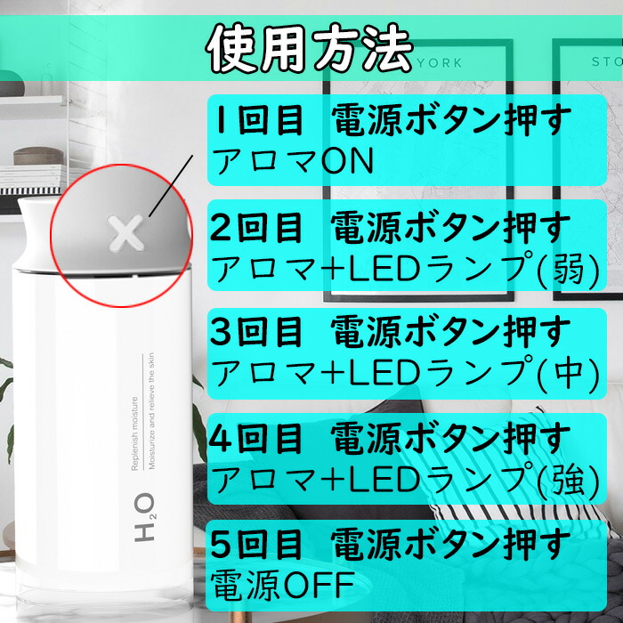 アロマディフューザー 超音波式 静音 あす楽対応 送料無料 ポータブル 超音波 携帯加湿器 デスク オフィス 加湿機 長時間 車載 コンパクト USB  ペットボトル 卓上 静か 卓上 USB ミストボックス マイクロミスト | オフィス USB加湿器 小型 ミニ 車 加湿器 【大特価 ...